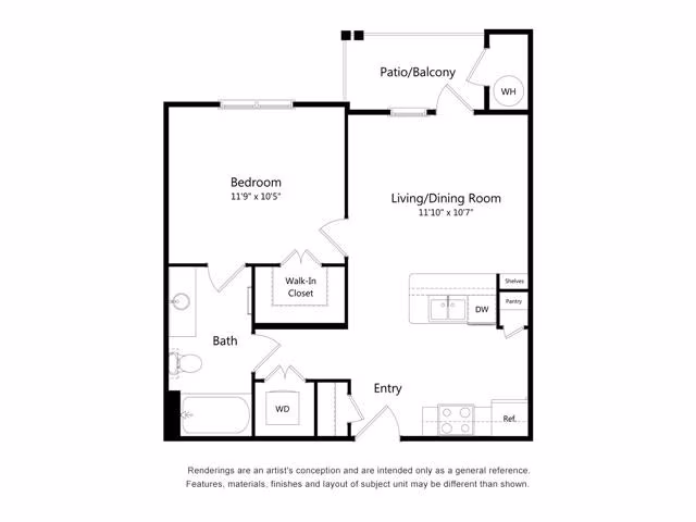 A1 - Brazos 1214 floor plan